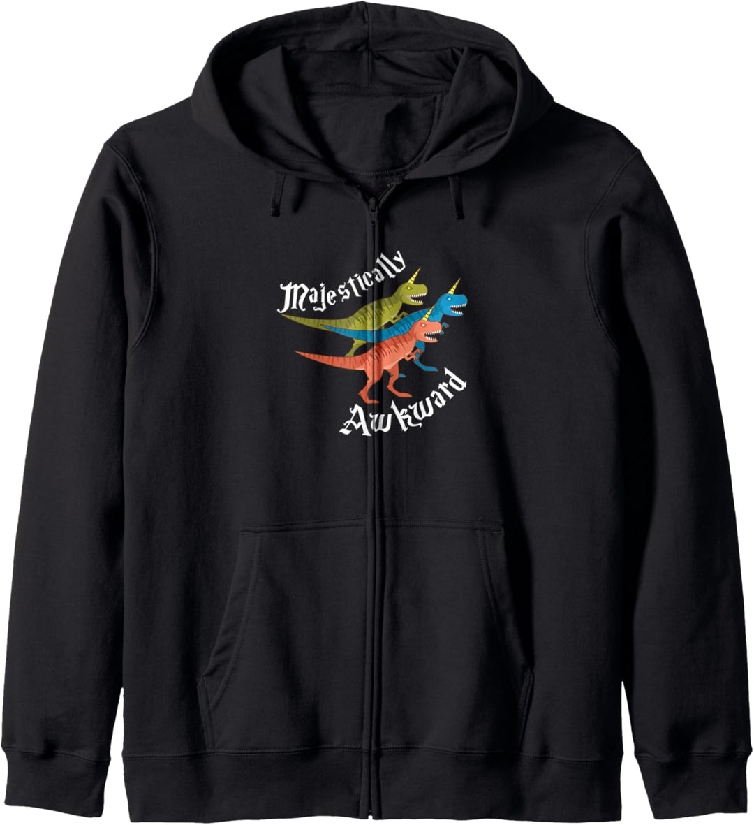 Majestätisch unbeholfener Dinosaurier Fun Kapuzenjacke