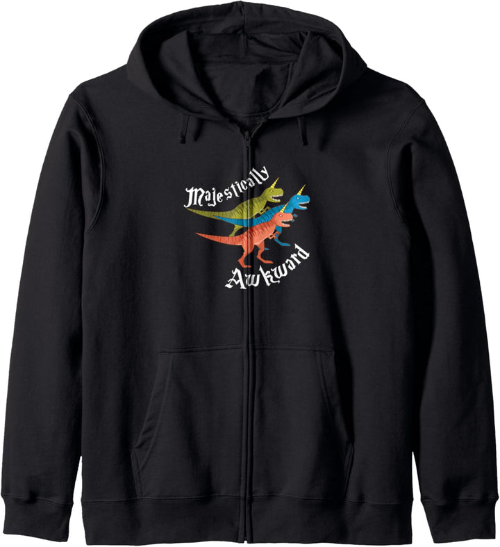 Majestätisch unbeholfener Dinosaurier Fun Kapuzenjacke