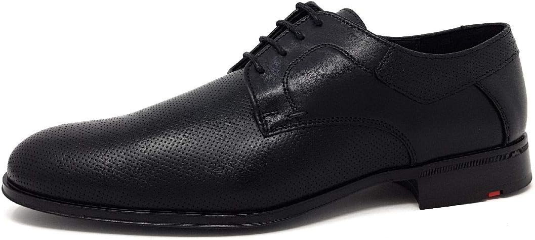LLOYD Herren Schnürhalbschuhe Levin, Männer Businessschuhe,Derby,Normalweit 38 EU Schwarz, 38 EU Sch