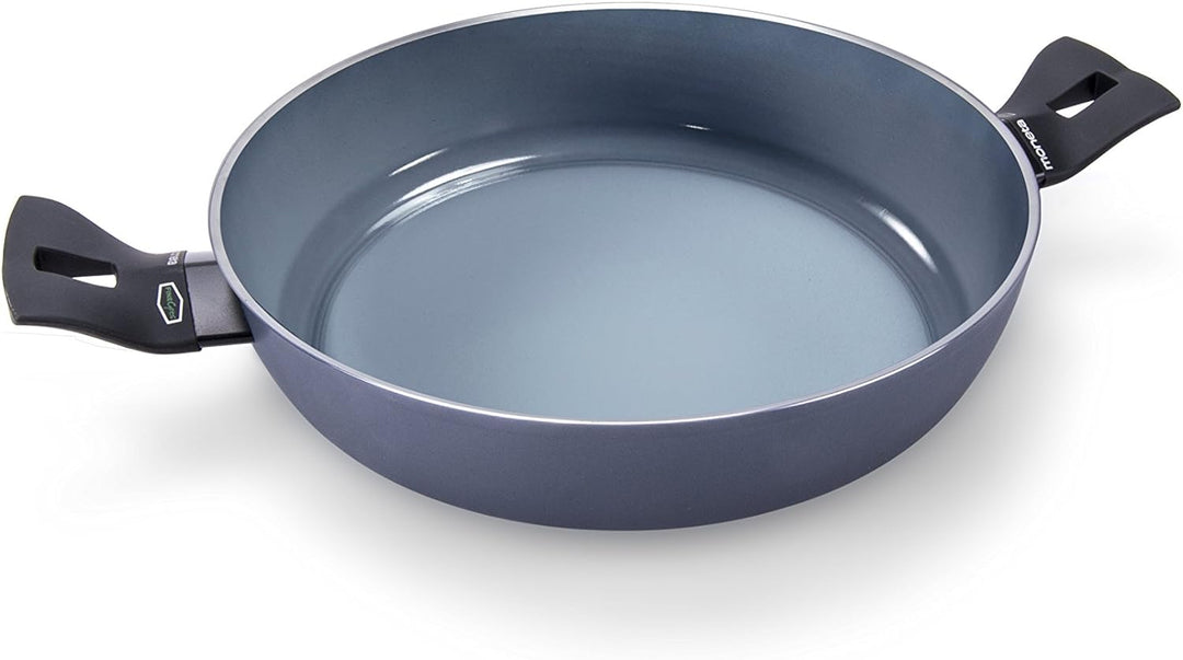 Moneta Aria Finegres Schmorkasserolle 28 cm, Aluminium, Grau