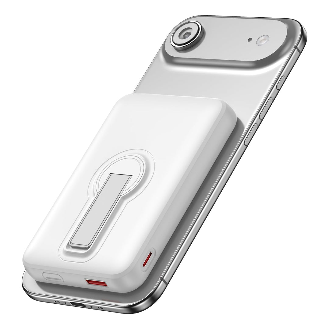 Powerbank für Magsafe, 12000mAh Power Bank mit LED-Anzeige, Typ-C Eingang & Ausgang, Magnetische Pow