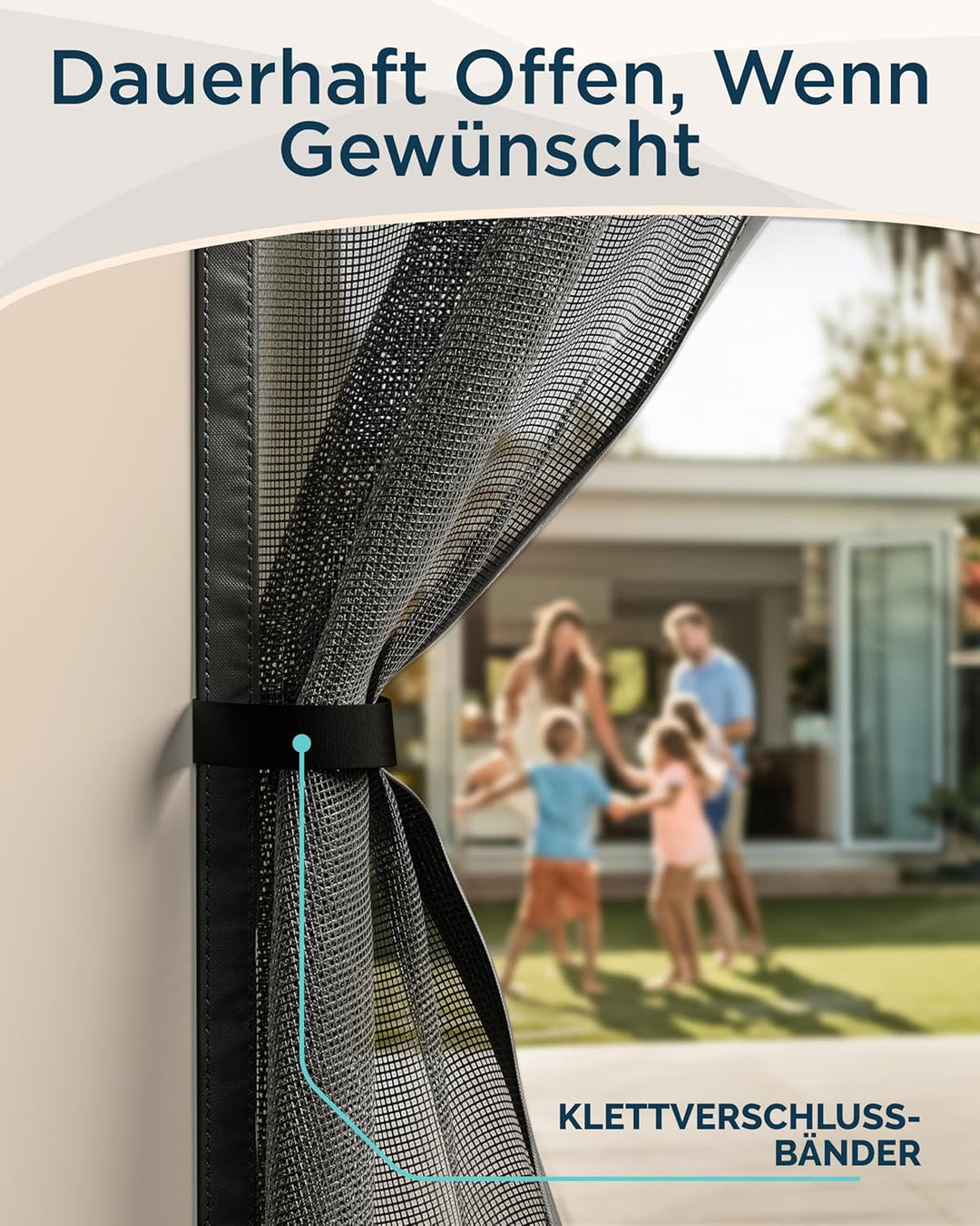ARCOL Fliegengitter Fenster Magnet 130x160 cm aus Fiberglas – Schluss mit Mücken in 3 Min, Ultrafein