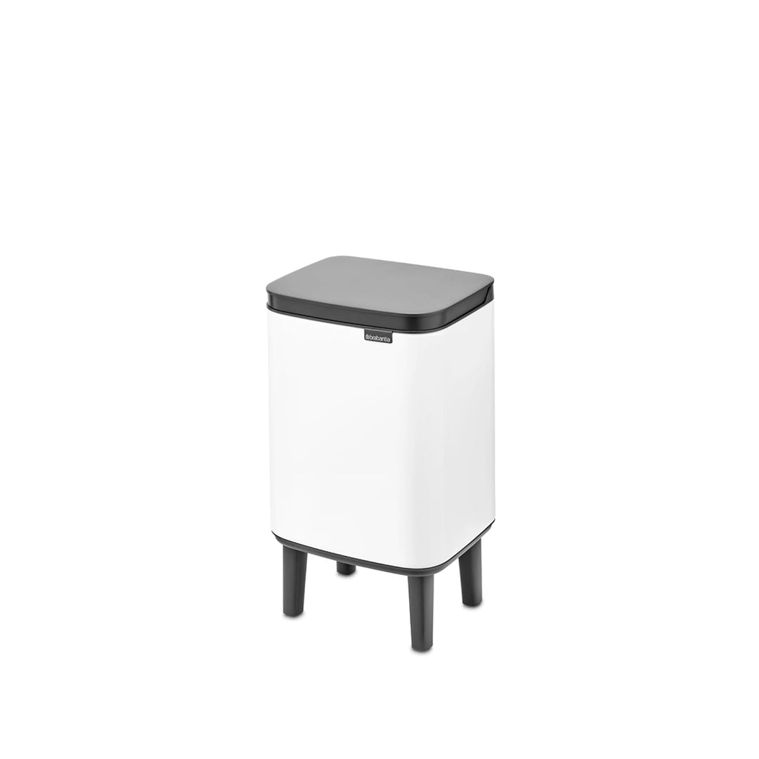 Brabantia - Mülleimer Bo Hi 4L mit Soft-Close-Deckel, herausnehmbarem Inneneimer und Transportgriff