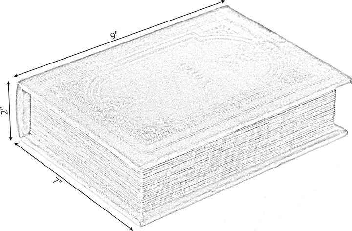 Dekorative Aufbewahrungsbox für Schmuckstücke, Vintage-Stil, Braun, Braun