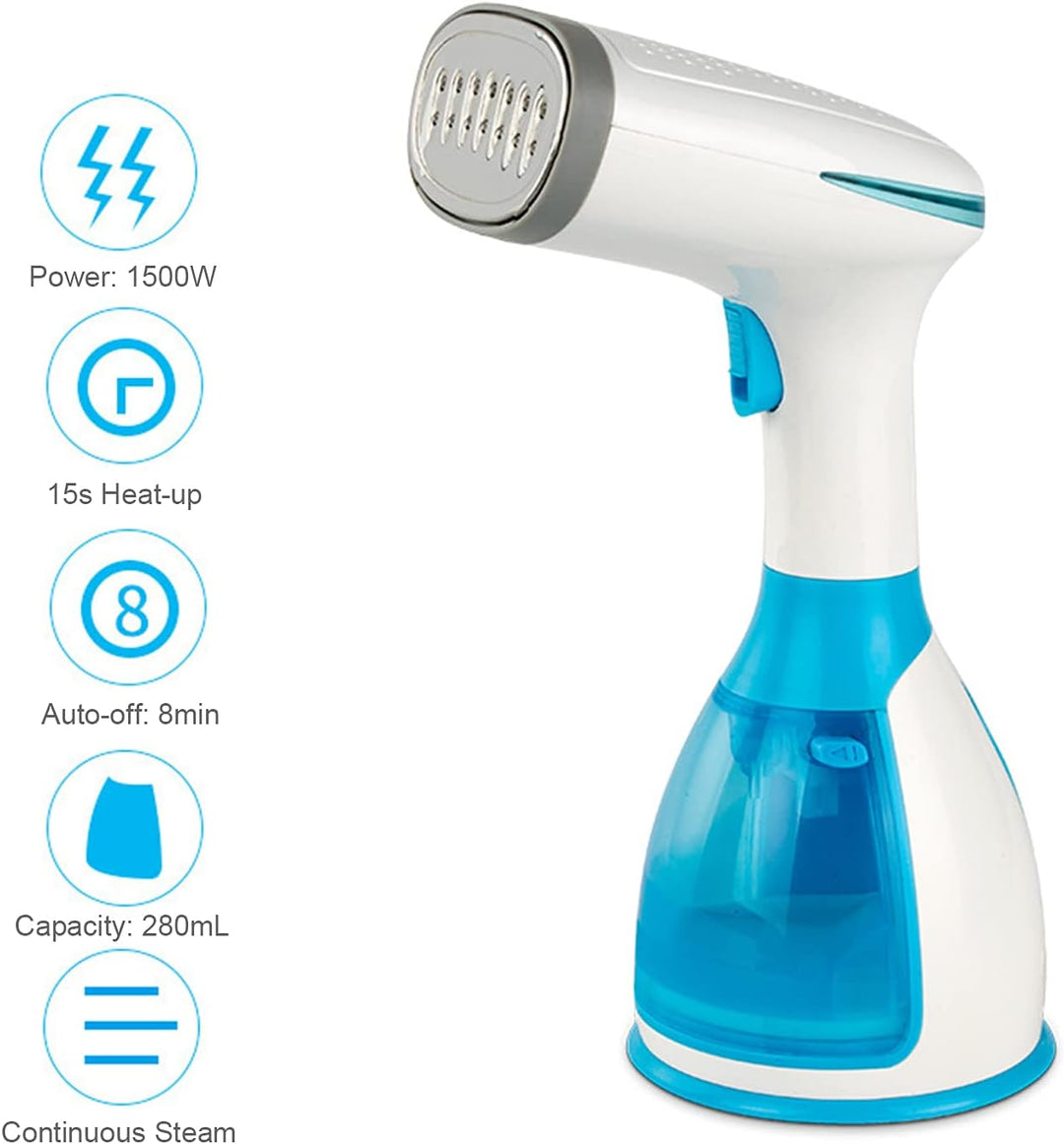 Irishom Steamer mit 1500 W und 280 ml Wassertank,ertikales Bügeleisen, tragbar, zum Bügeln von Falte