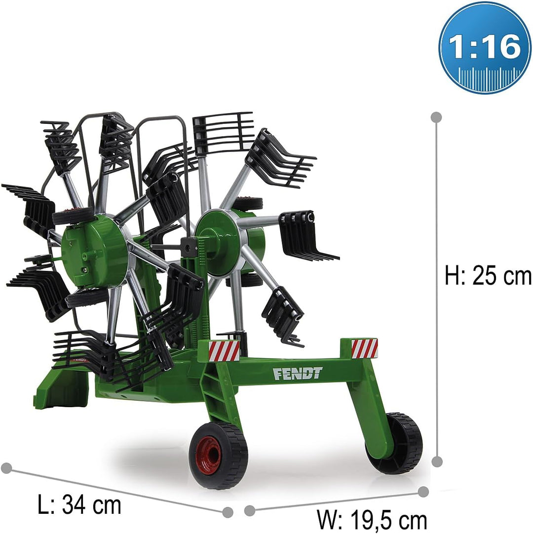JAMARA 412589 - Fendt Former für RC Fendt Traktor 405035 - rotierende Zinken während des Fahrbetrieb