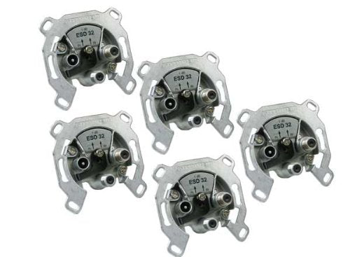 Kathrein ESD 32 SAT-Antennendose 3-fach TWIN - 5 Stück, 5 Stück
