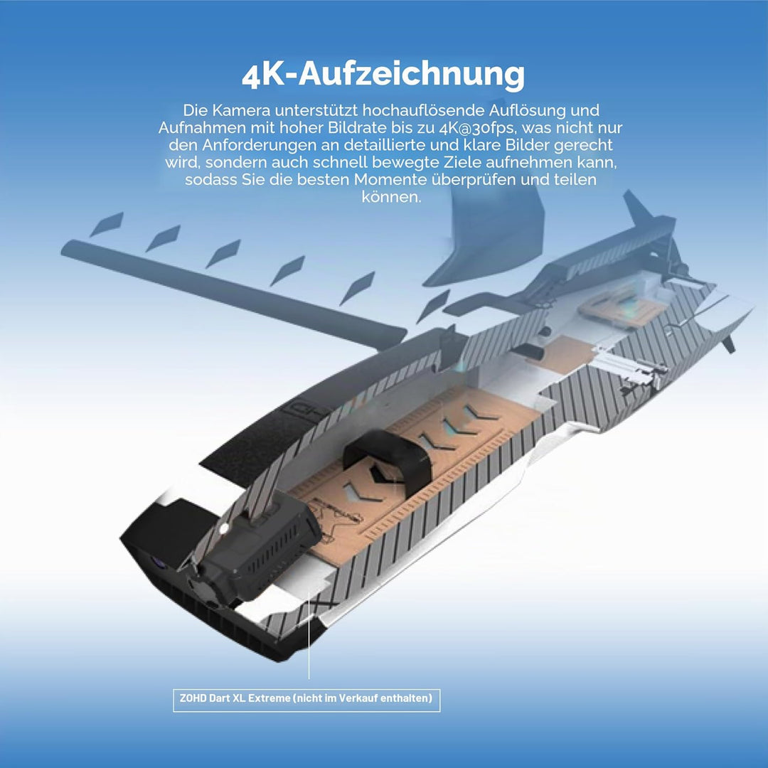 RunCam 6 4K FPV Action Kamera, Mini HD Video Cam mit EIS & GyroFlow HDMI PWM unterstützt für RC Flug