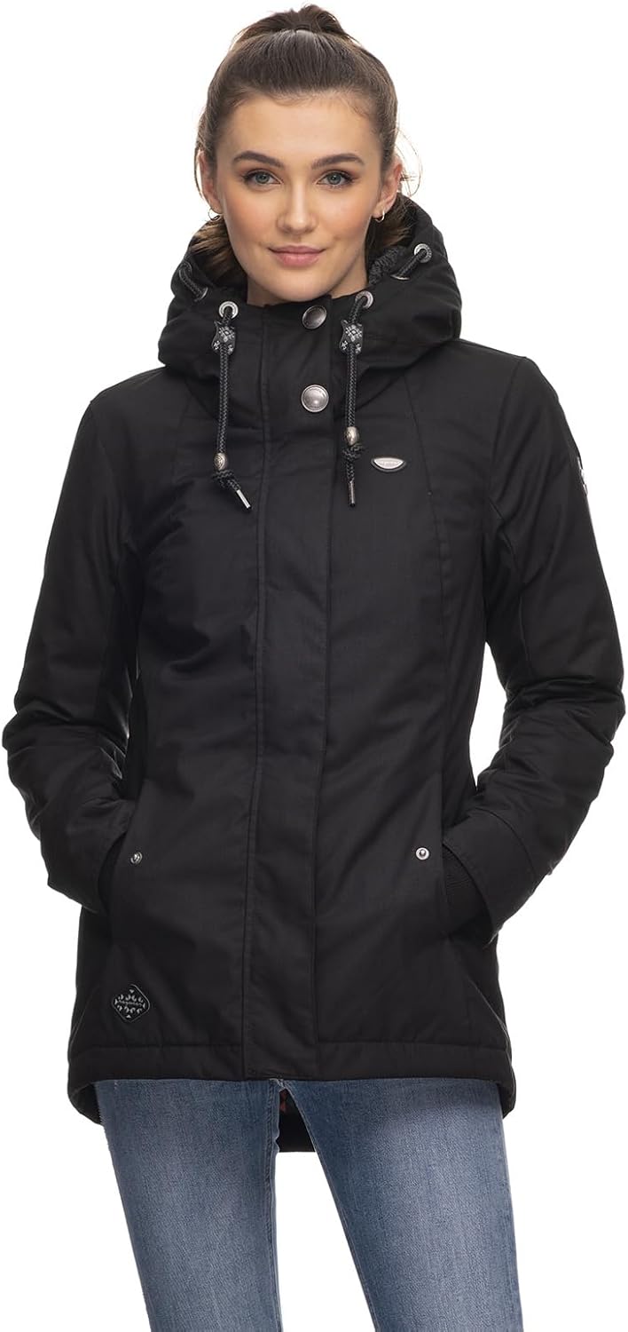 Ragwear MONADE Damen Jacke M Black 2321_1010, M Black 2321_1010