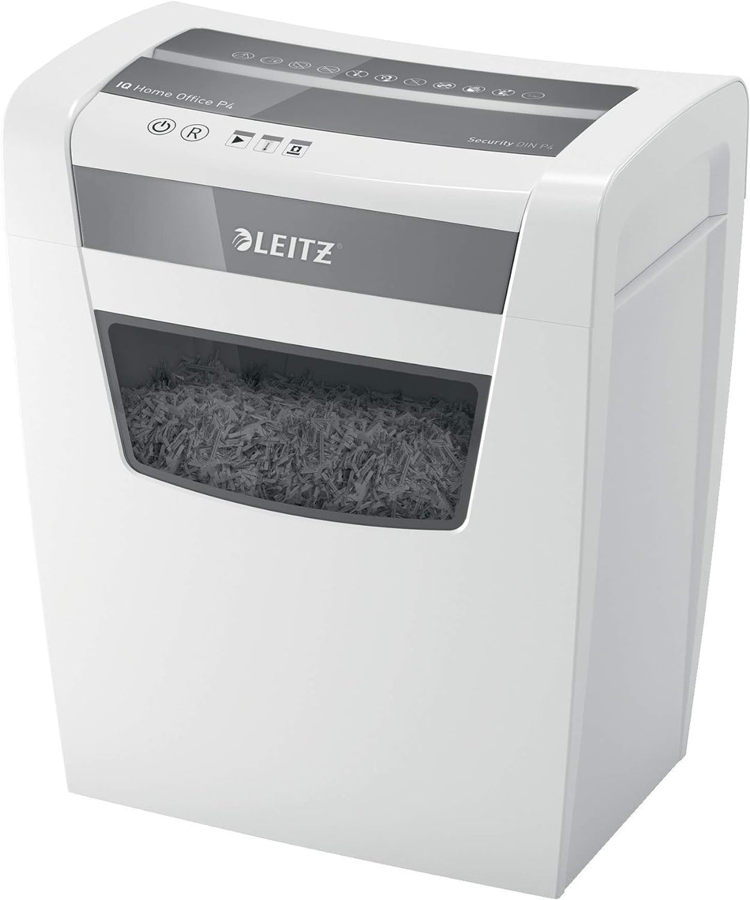 Leitz IQ Home Office Aktenvernichter, 10 Blatt Kapazität, Partikelschnitt, weiss, 80090000 &amp; Büro Lo