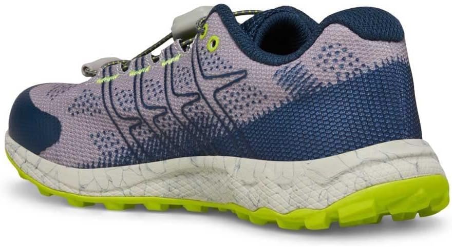 Merrell Jungen Moab Flight Low A/C Sneaker 30 EU Grey Navy Citron, 30 EU Grey Navy Citron
