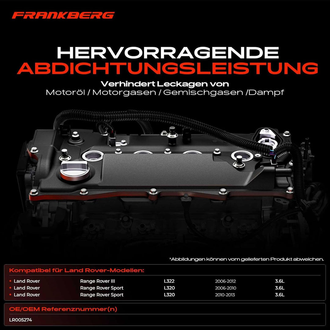 Ventildeckel Zylinderkopfhaube für R-a-n-g-e R-o-v-e-r Sport L320 III LM 3.6L Diesel 2006-2013 LR005