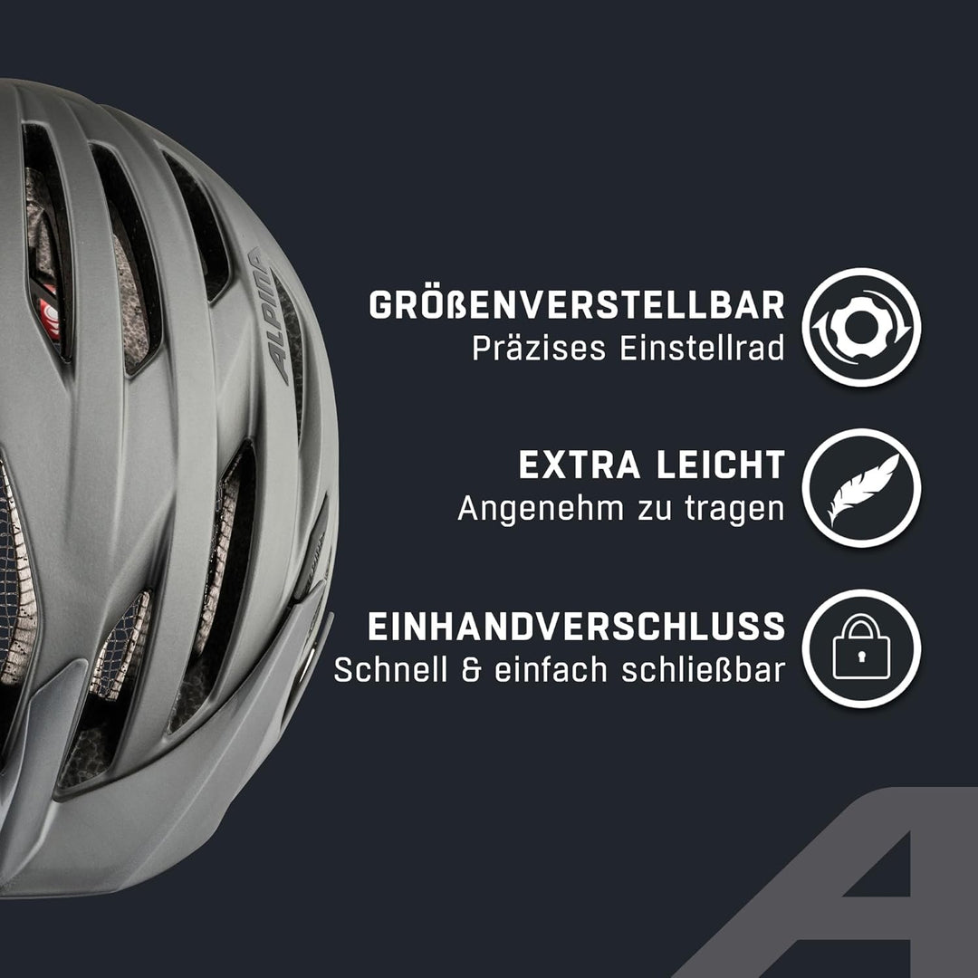 ALPINA Parana - Leichter, Individuell Anpassbarer Touren Fahrradhelm Mit Fliegennetz Für Erwachsene,
