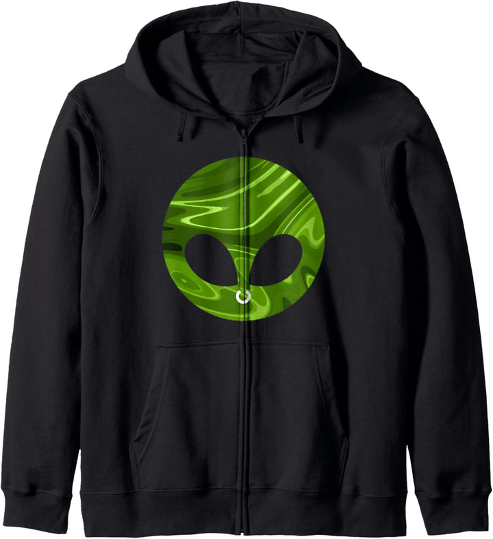 Cute Alien From Outer Space Funny Kapuzenjacke