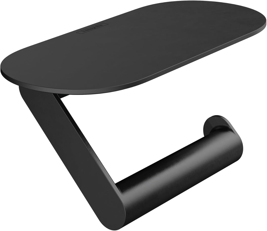 hansgrohe WallStrois - Toilettenpapierhalter, Klopapierhalter mit Ablage, 23cm, Badezimmer Zubehör o