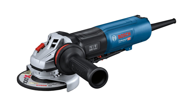 Bosch Professional Winkelschleifer GWS 17-125 PS (PROtection-Schalter, Staubfilter, Vibration Contro