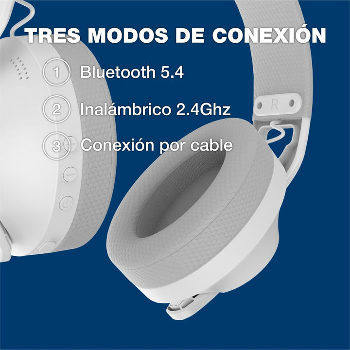 CoolBox WB01 Gaming-Kopfhörer, kabellos, mit abnehmbarem Mikrofon für PS5, PS4, Switch, PC, 2,4 GHz,
