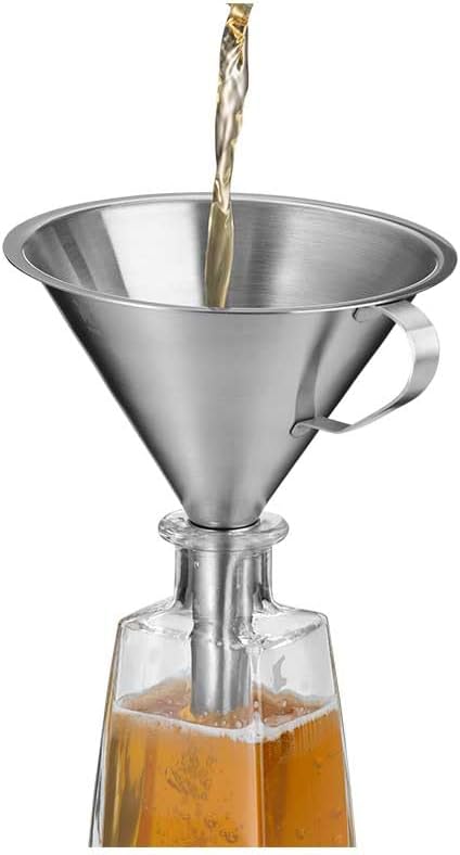 WMF Gourmet Trichter 12 cm, Cromargan Edelstahl mattiert, spülmaschinengeeignet