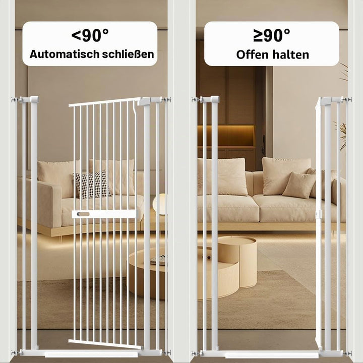 Xifamniy 155 cm Extrahohe Haustiertür, Katzen- und Hundetür Einstellbare Schwellenbreite, 76.5–108 c