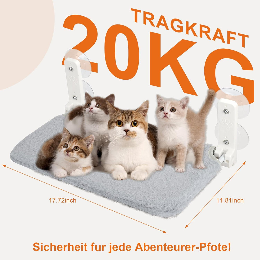 Hängematte Katze Fenster, Katzenhängematte Fenster, Katzen hängematte Fensters, Katzenbett Fensterba