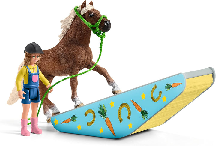 Schleich 42481 Farm World Pony Agility Training Standardverpackung, Standardverpackung