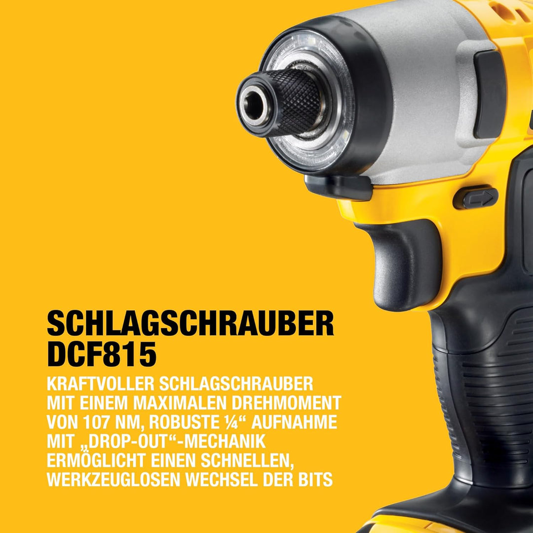 DeWalt dck211d2t-qw 10,8V-XR Lithium-Ionen Schrauber-Set, XR Bohrschrauber + XR Schlagbohrschrauber