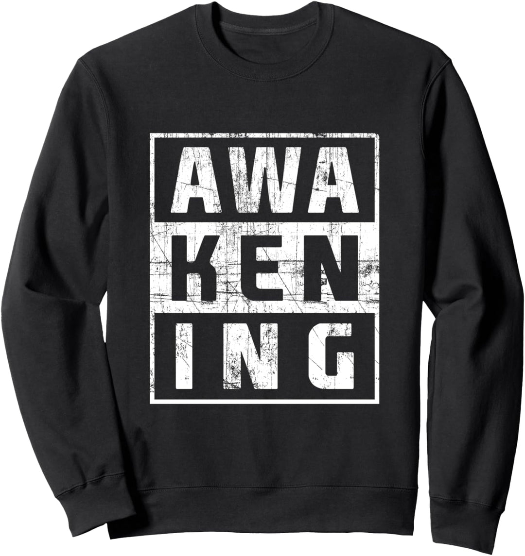 Awakening Spiritual Sayings Positive Yoga Inspirational Sweatshirt