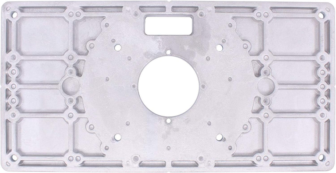 Doo Engy Aluminium Router Tischeinsatzplatte mit 4 Ringen und Schrauben für Holzbearbeitungstische 2