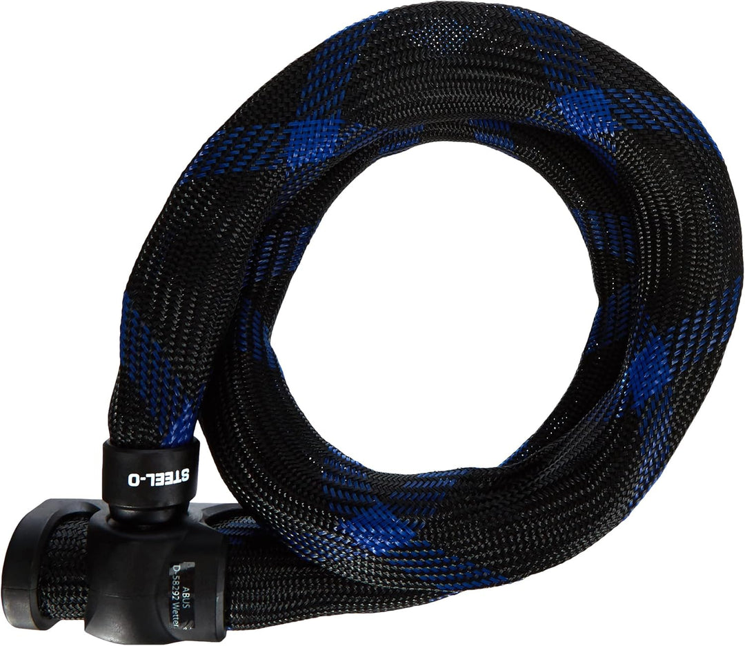 ABUS Kettenschloss Steel-O-Chain 8807K – Flexibles Fahrradschloss aus gehärtetem Stahl – ABUS-Sicher