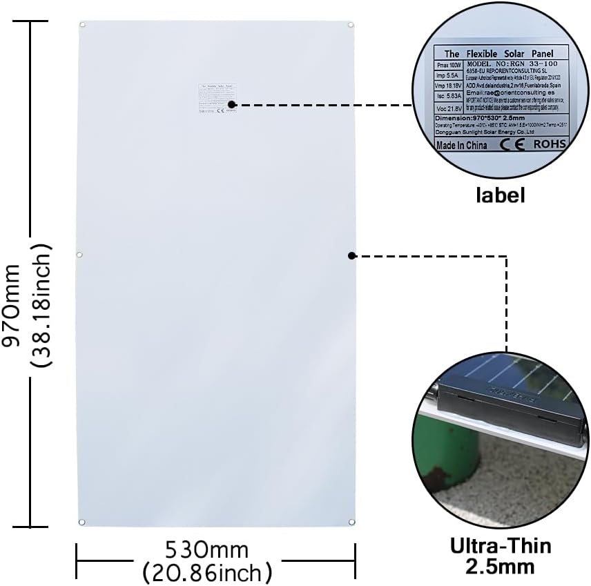 800W 12V Solarpanel 8 stücke 100W Flexible Solarmodul Monokristallin Photovoltaik Solarzelle für Woh