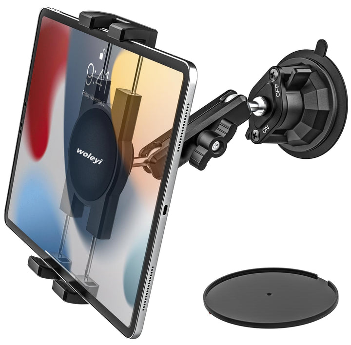 Robust Auto Tablet Halterung Starkem Saugnapf - Tablet Autohalterung Vorne, Armaturenbrett Windschut