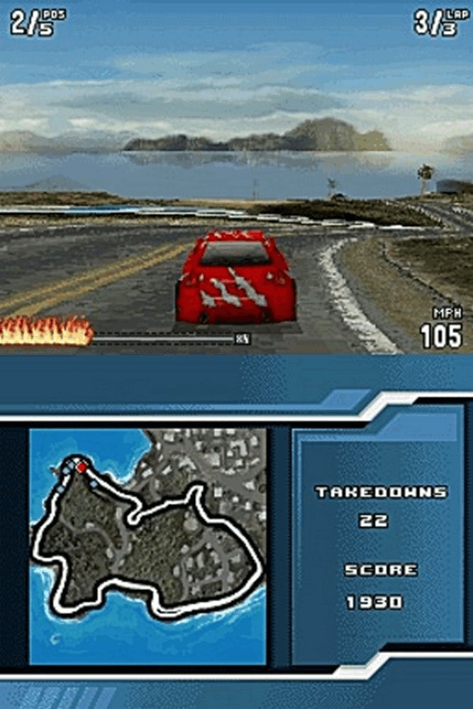 Burnout: Legends Nintendo DS Standard, Nintendo DS Standard