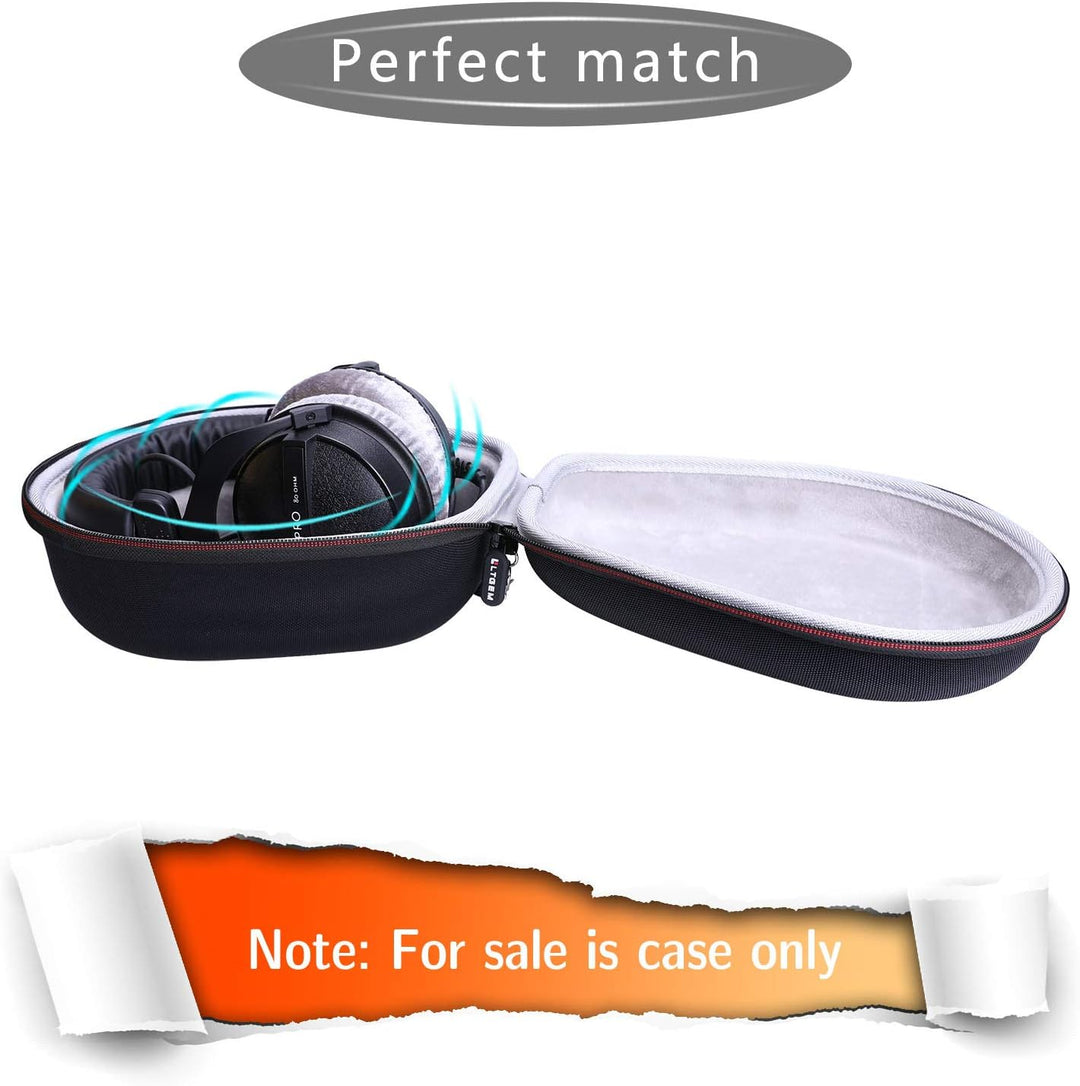LTGEM Hardcase für Beyerdynamic DT 770 Pro 32/80/250 Ohm Studio Kopfhörer