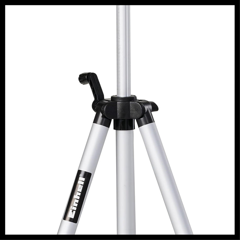 Original Einhell Teleskop Stativ Tripod (passend für Lasernivelliergerät und Kreuzlinienlaser, Arbei