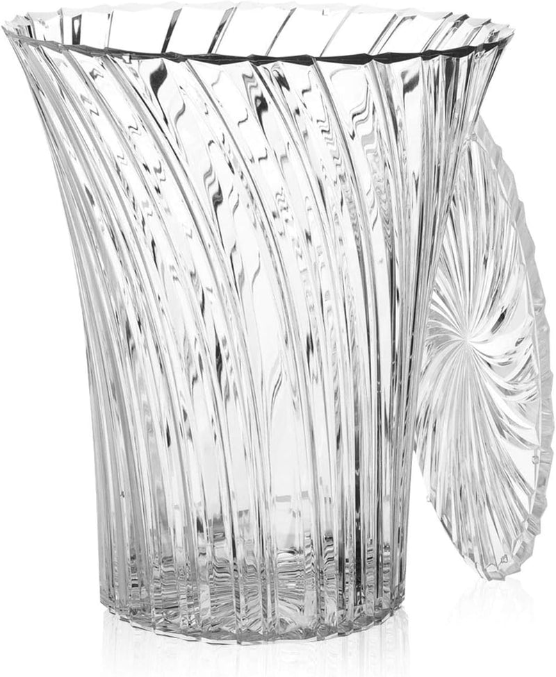 Kartell Sparkle, Bambus, crystal, 38 x 44 x 38 cm Sgabello Cristallo, Sgabello Cristallo