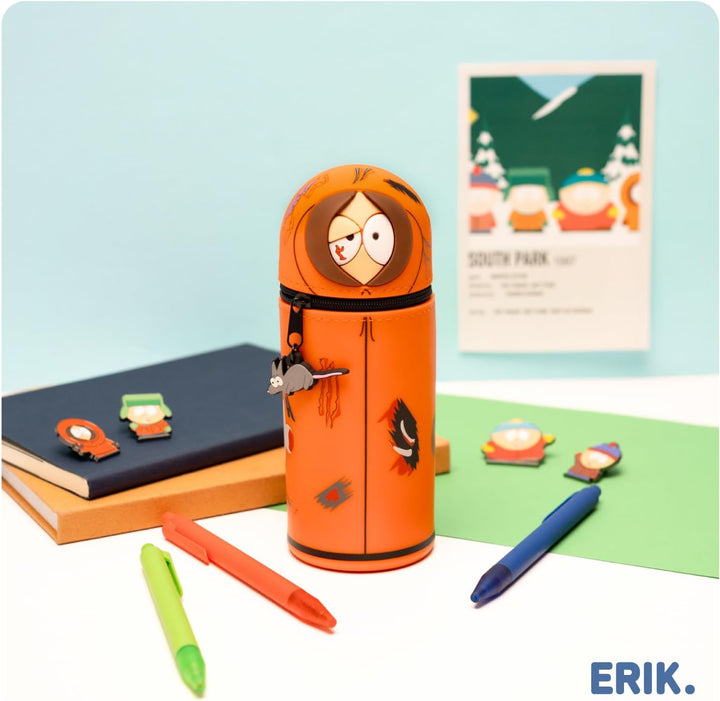 Grupo Erik Mäppchen South Park Kenny 1 Fach - Stift Etui Schule - Federmäppchen Mädchen Schlampermäp