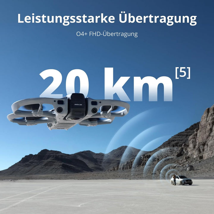 DJI Avata 360 Motion Fly More Combo, 360°-Drohne mit 1-Zoll-8K-360°-Imaging, 360°-Kameradrohne mit P