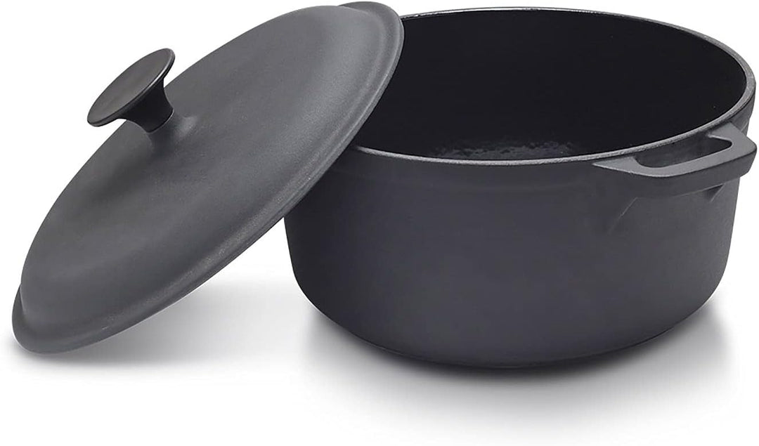 Doppelt verglaster Gusseisen-Bräter aussen und innen 28 cm., 28 cm