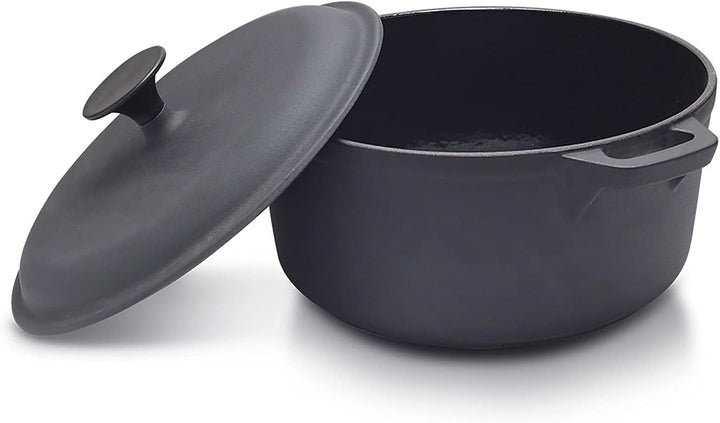 Doppelt verglaster Gusseisen-Bräter aussen und innen 28 cm., 28 cm