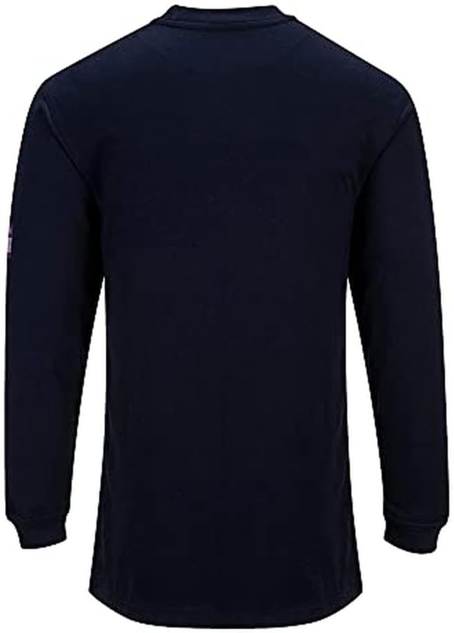 Portwest Flammhemmendes antistatisches Langarm T-Shirt, Grösse: M, Farbe: Marine, FR11NARM M Navy, M
