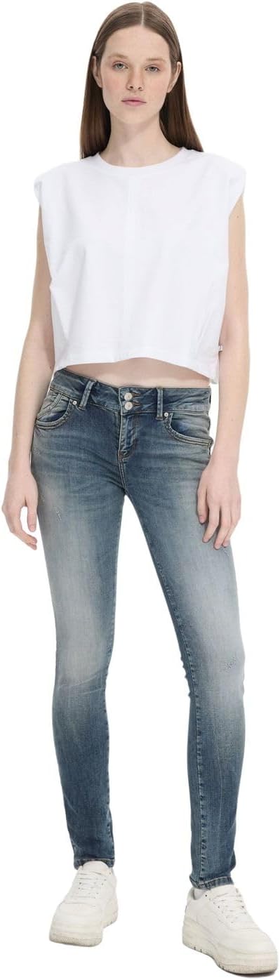 LTB Damen Jeans Molly M 24W / 28L Vondra Wash 55180, 24W / 28L Vondra Wash 55180