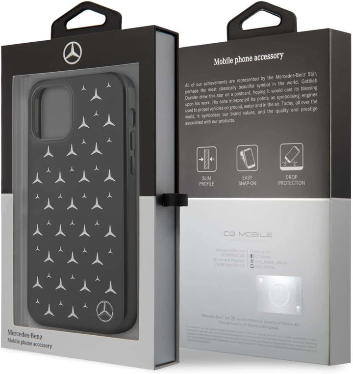Mercedes Mehcp12lespbk Hülle für iPhone 12 Pro Max 16,7 cm (6,7 Zoll) Czarny/Preto Hardcase Stars Pa