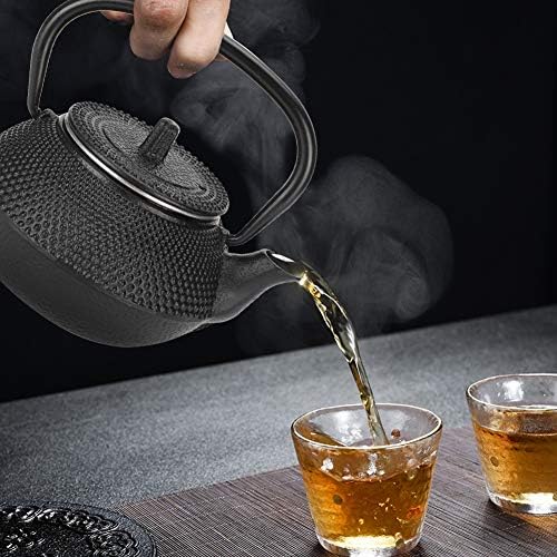 300 ml Teekessel im japanischen Stil 10 Unzen Gusseisen-Teekanne mit Sieb für die Herstellung oder D