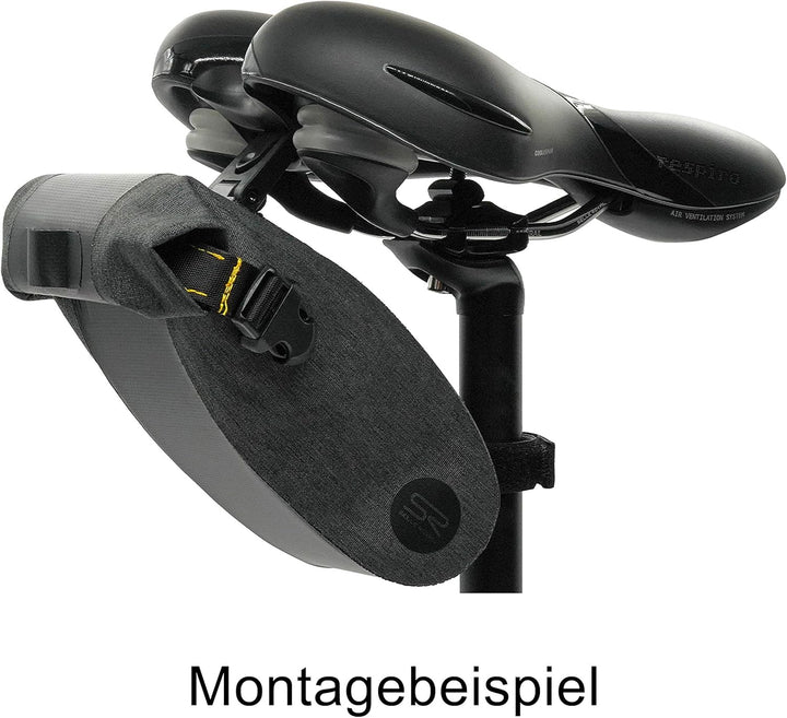 Angebot-Set / 1 x Selle Royal Saddle Bag Large (2l) Satteltasche Fahrradtasche Klippsystem inkl. 1 S