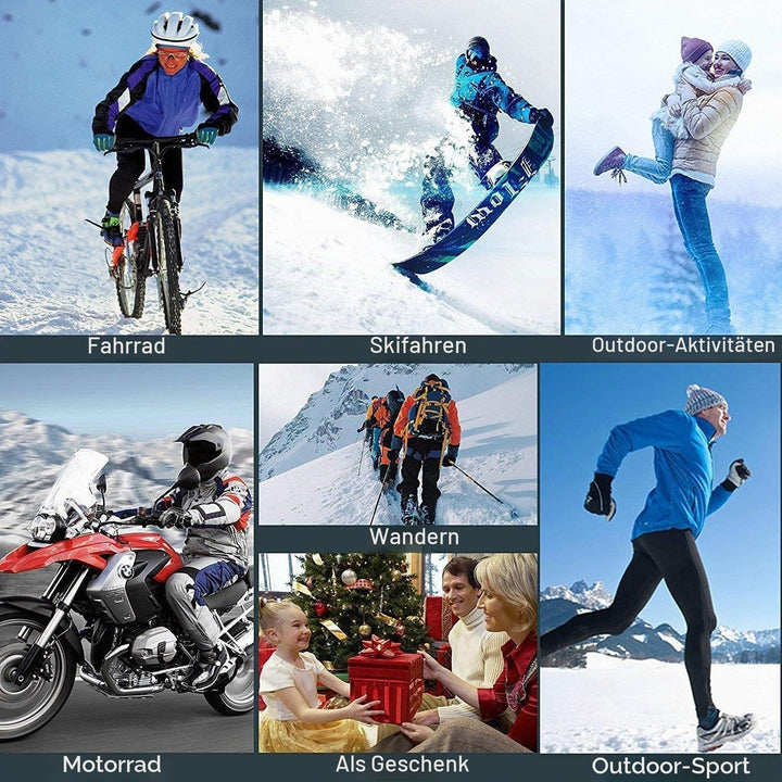 Z-YQL Touchscreen Beheizte Handschuhe Winterheizung Handwärmer für Damen Herren Skifahren Snowboarde