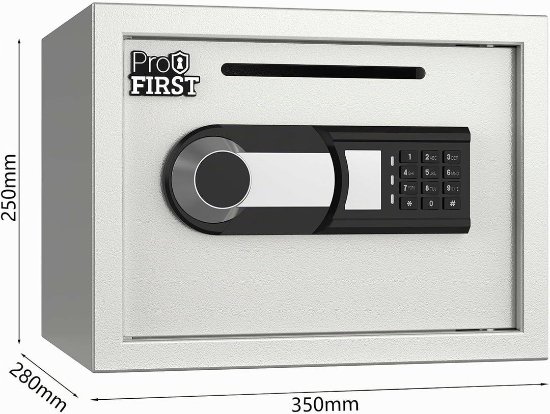 Profirst Möbeltresor Guardian 3 Einwurfschlitz Stahl Elektronikschloss Notöffnung herausnehmbarer Fa