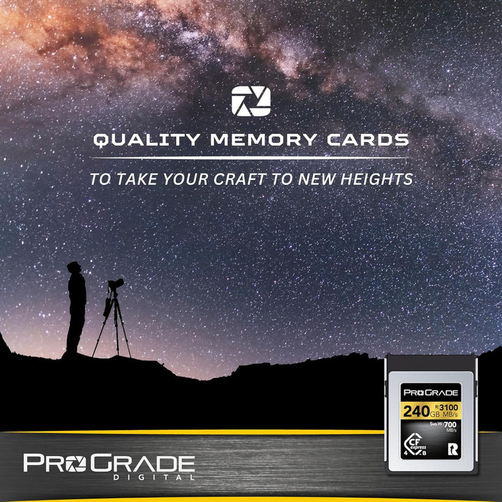 ProGrade Digital CFexpress 4.0 Typ B Speicherkarte für Kameras, optimiert für Express-Übertragung vo