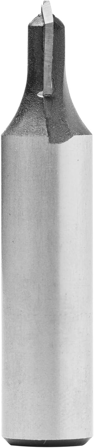 ENT 12084 V-Nutfräser und Schriftenfräser HW, Schaft (S) 12 mm, Durchmesser (D) 6,35 mm, NL 9,5 mm,