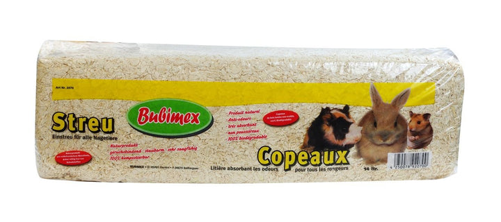 Bubimex Holzspäne – Einstreu für Nagetiere – Kaninchen, Hamster, Meerschweinchen, Mäuse, Meerschwein