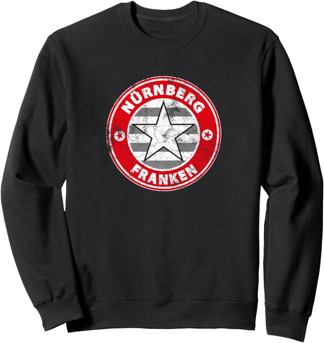 Nürnberg Franken Bayern Deutschland Stern Outfit Andenken Sweatshirt